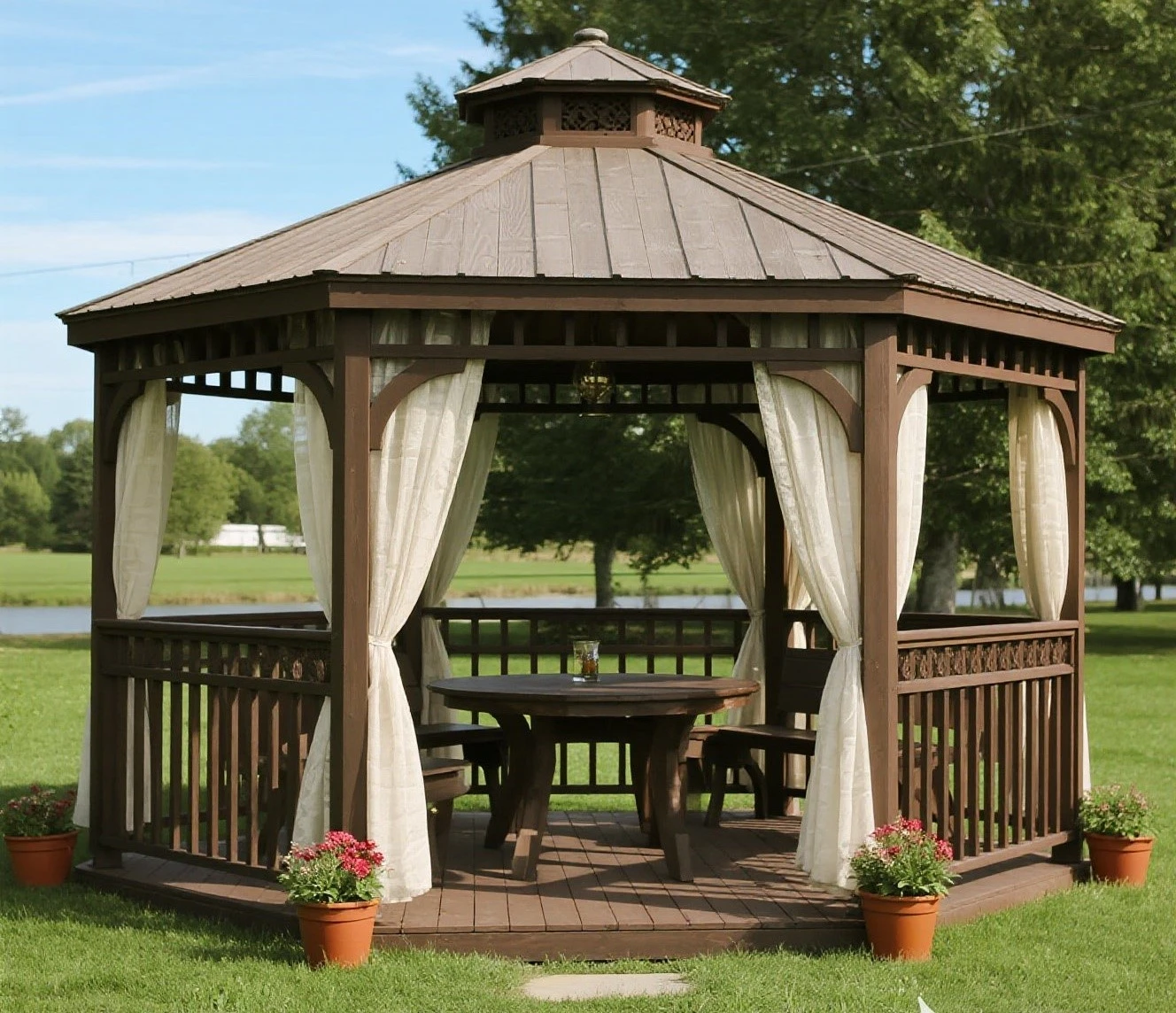12 By 20 Gazebo scene 12 By 20 Gazebo scene